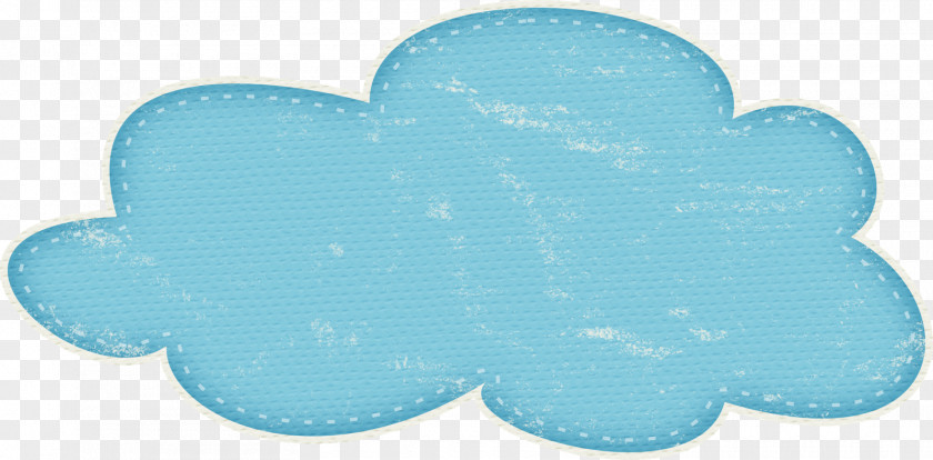 Cute Cloud Blue Turquoise Aqua Azure PNG