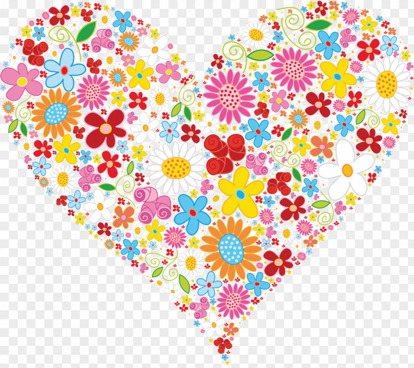 Heart Cliparts Flower Valentine's Day Clip Art PNG