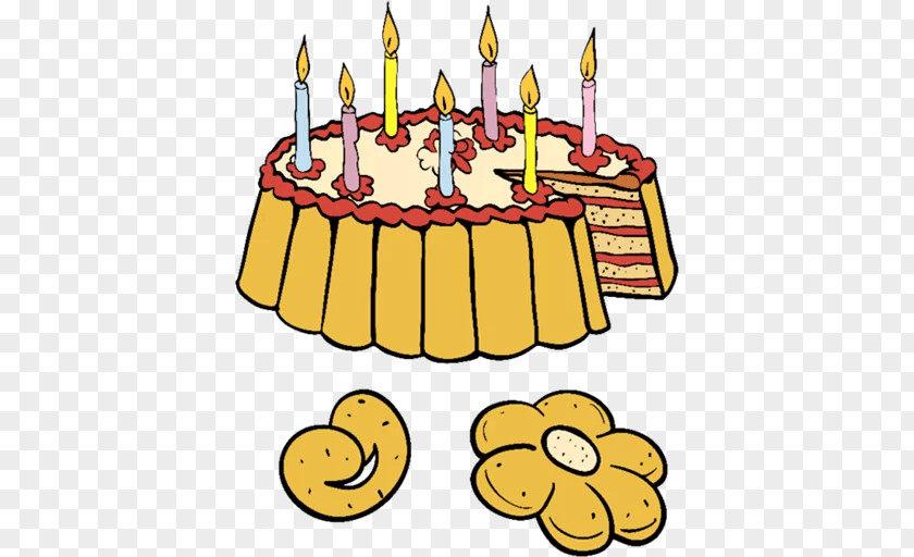 Cake Birthday Sticker Clip Art PNG