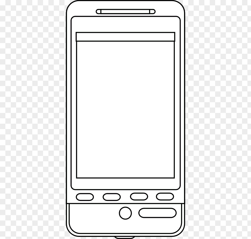 Linear Phone Frame Motorola Razr Coloring Book Smartphone Clip Art PNG