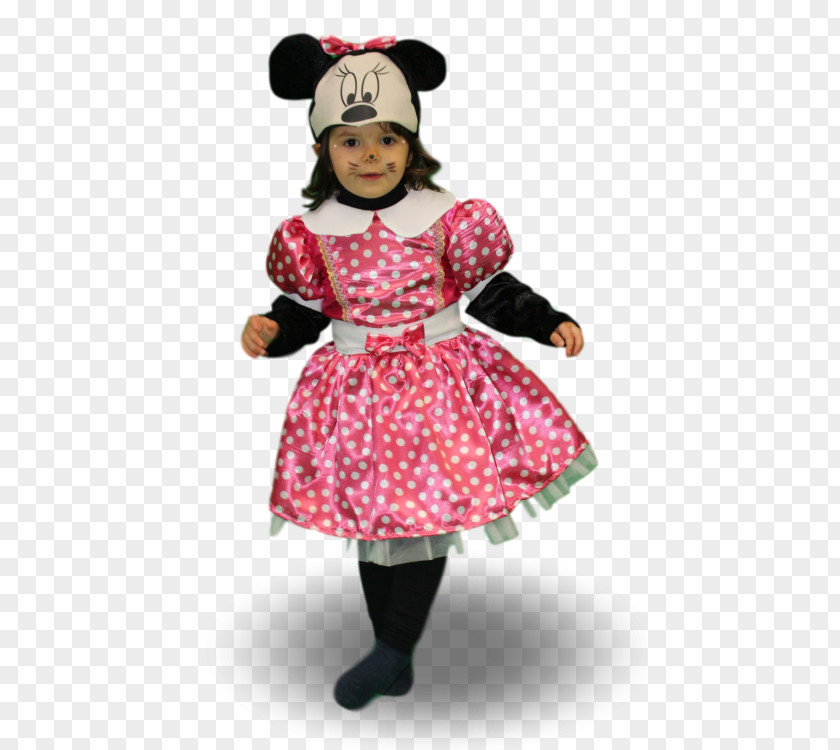 Minnie Mouse Costume Carnival Disguise Child PNG