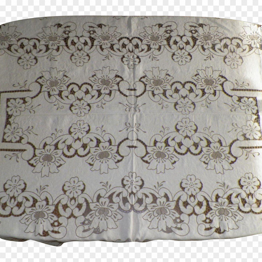 Tablecloth Lace Brown PNG