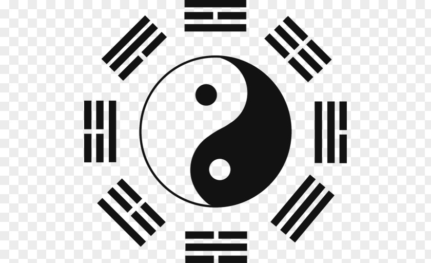 Yin Yan I Ching Bagua And Yang Feng Shui Qi PNG