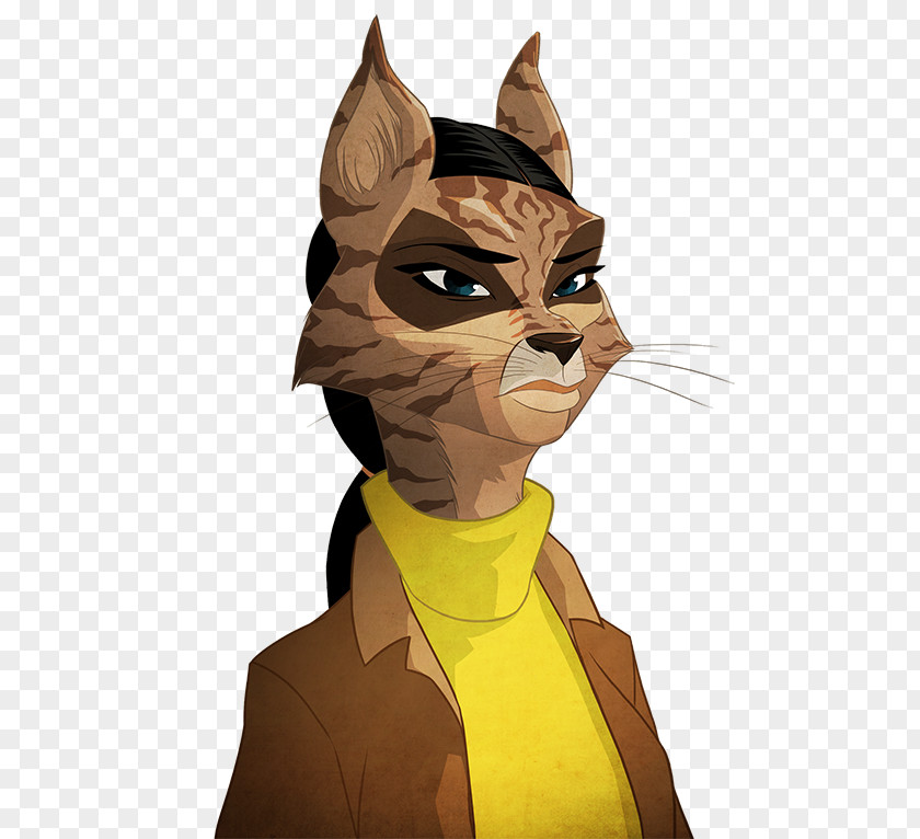 Character Avatar Whiskers Cat Superhero Illustration Cartoon PNG