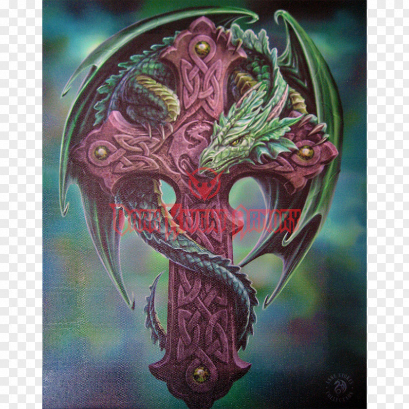 Dragon Fantasy Legendary Creature Canvas Print PNG