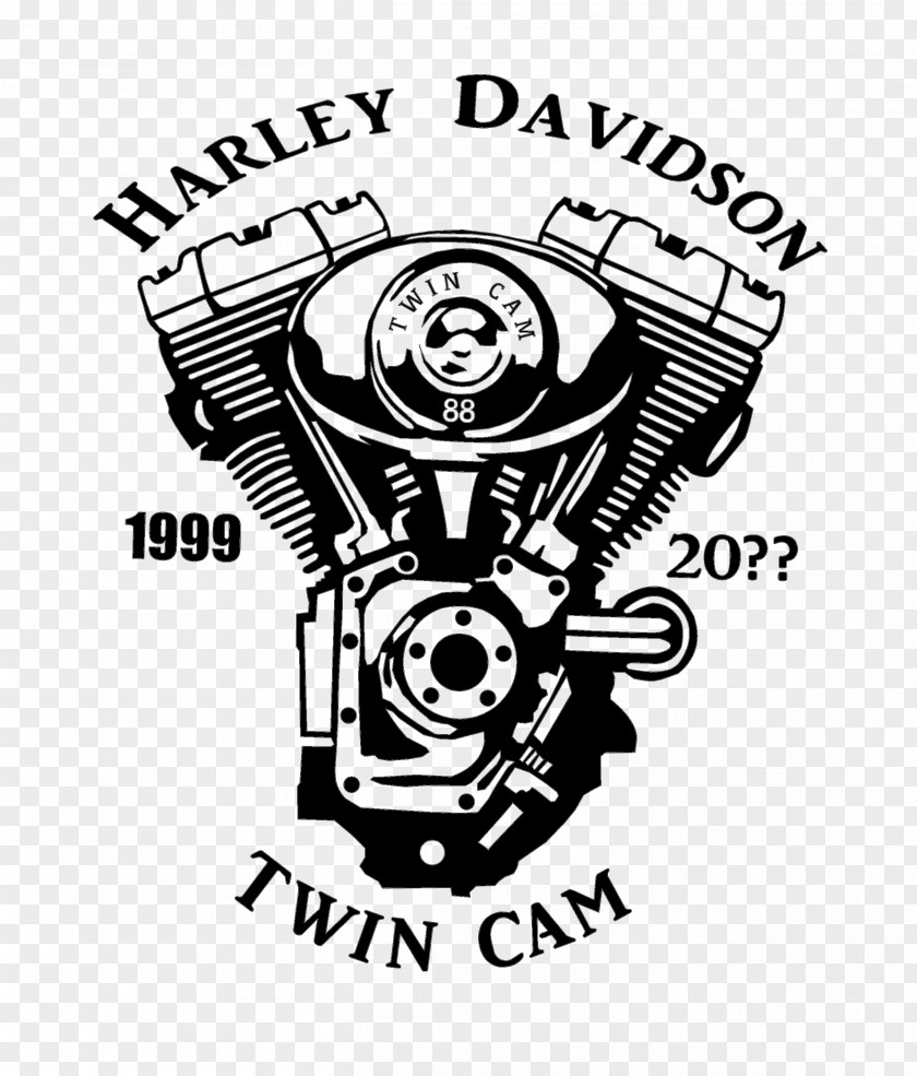 Harleydavidson Twin Cam Engine Logo Brand Mabua Harley-Davidson White PNG