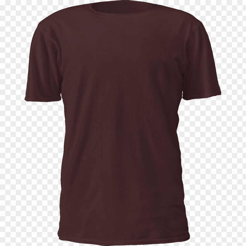 T-shirt Maroon Neck PNG