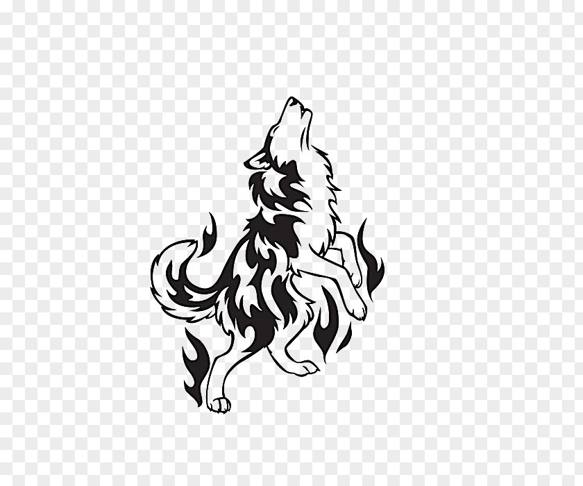Wolf Gray Illustration PNG