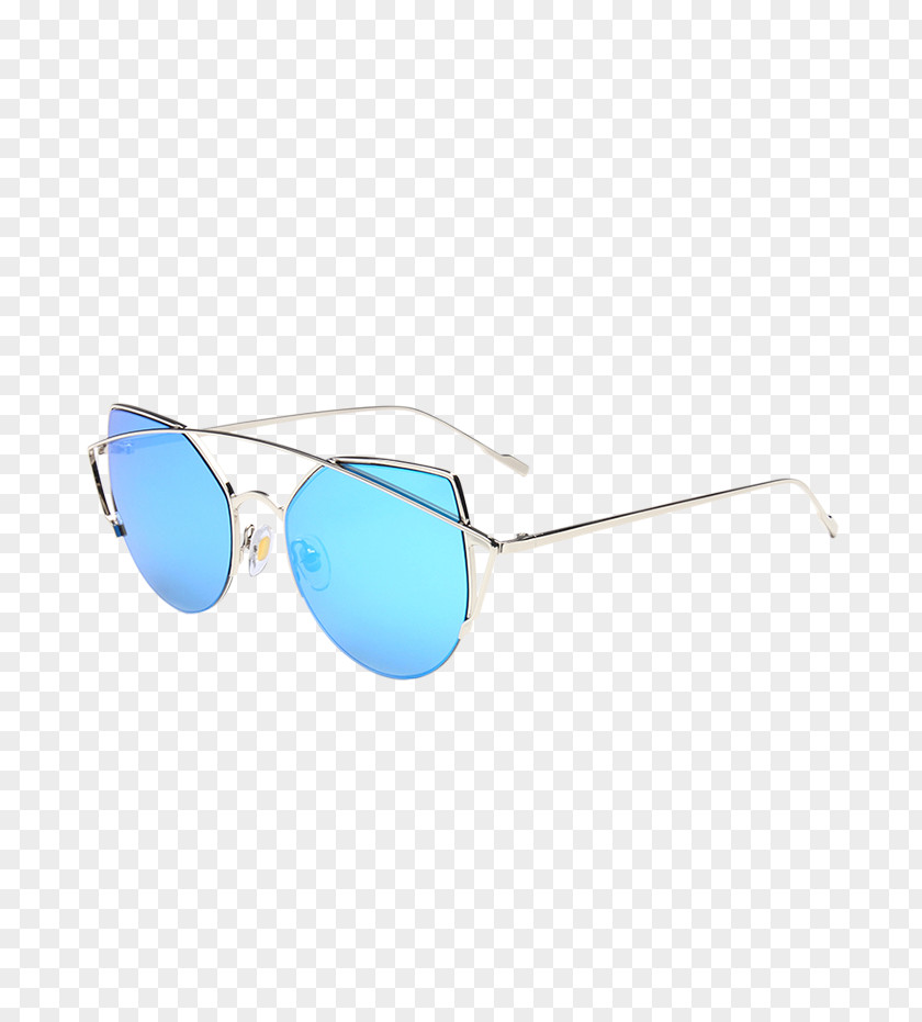 Blue Sunglasses Mirrored Goggles PNG