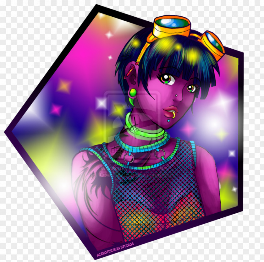 Rave Lights Graphic Design M PNG