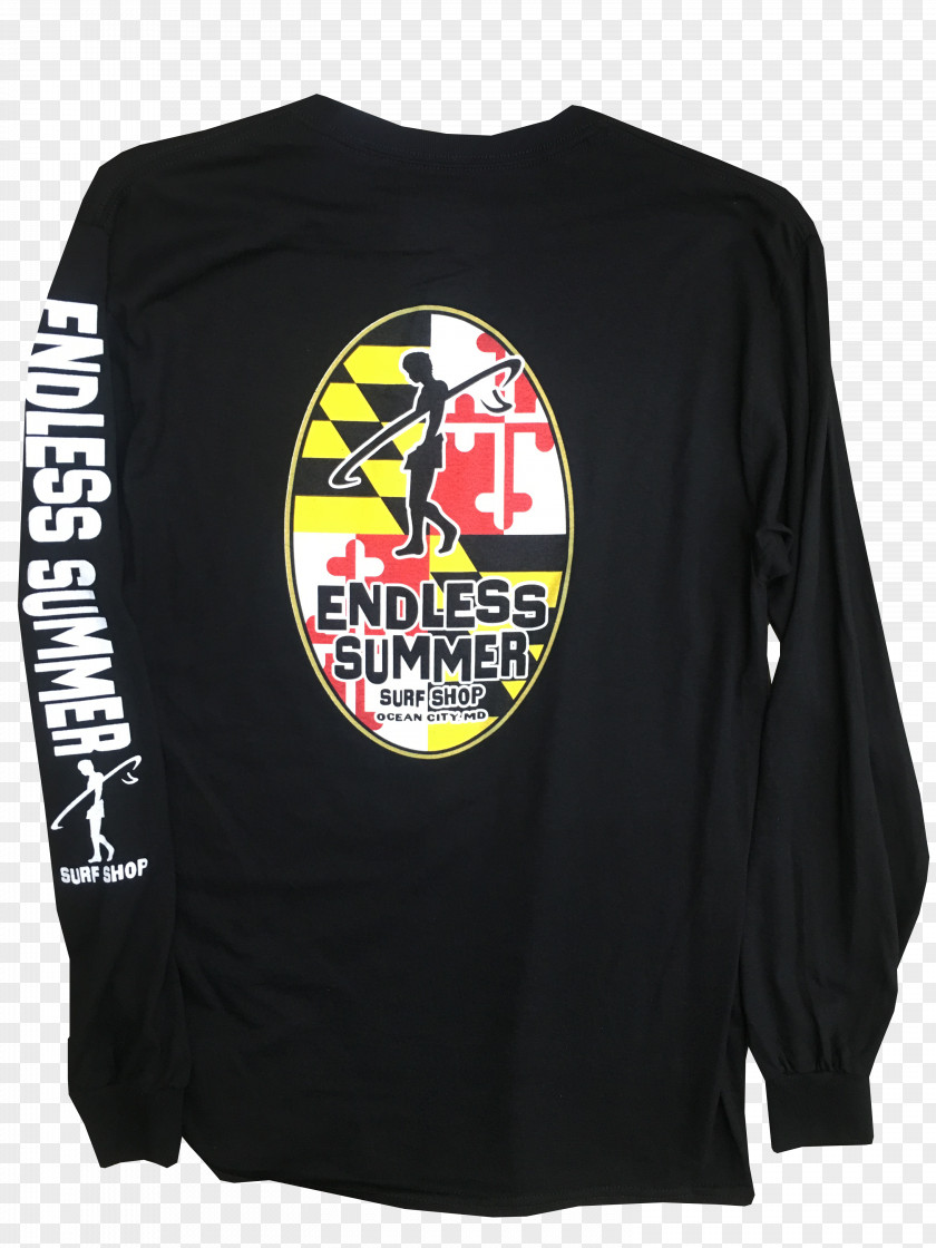 T-shirt Endless Summer Surf Shop Long-sleeved City Sno-ball PNG