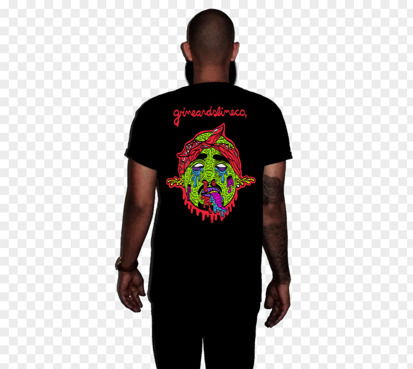 Tupac T-shirt Color Sleeve Cardinal PNG