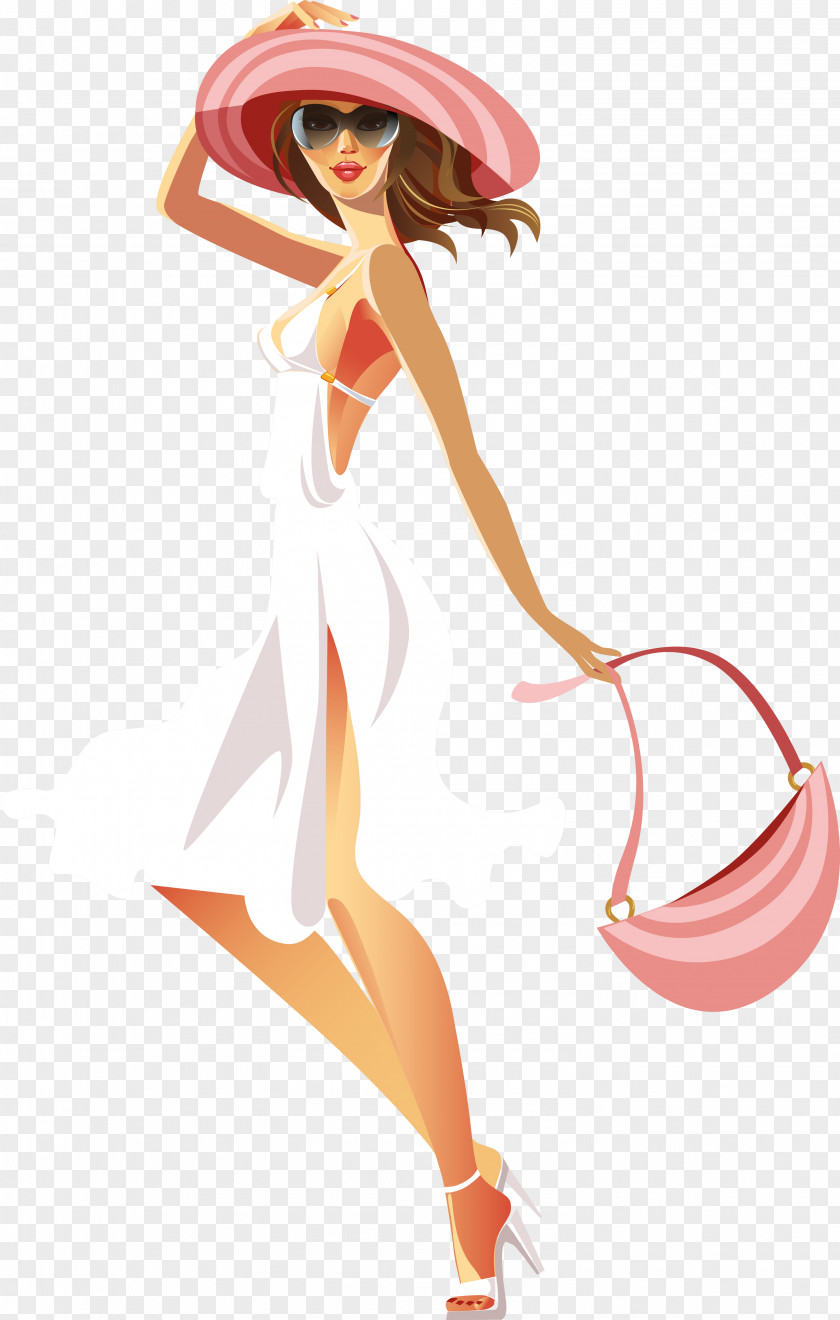 Women Bag Woman Illustrator PNG