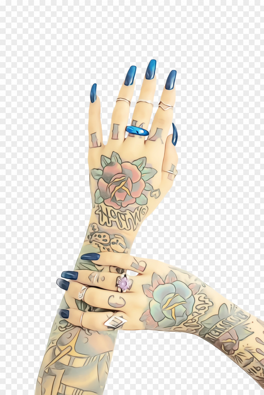 Gesture Thumb Finger Hand Model Mehndi Tattoo PNG