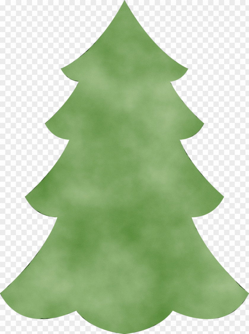 Holly Conifer Christmas Ornament Silhouette PNG