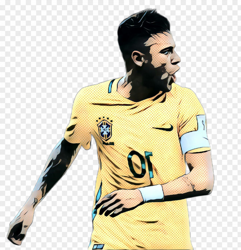Soccer Player Sportswear Retro Background PNG
