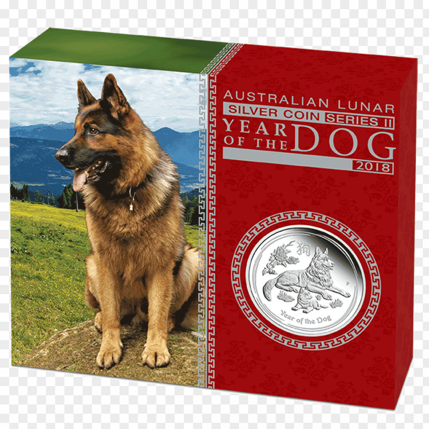 Dog Perth Mint Lunar Series Australian Coin Set PNG