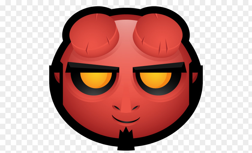 Hellboy Smiley Avatar PNG