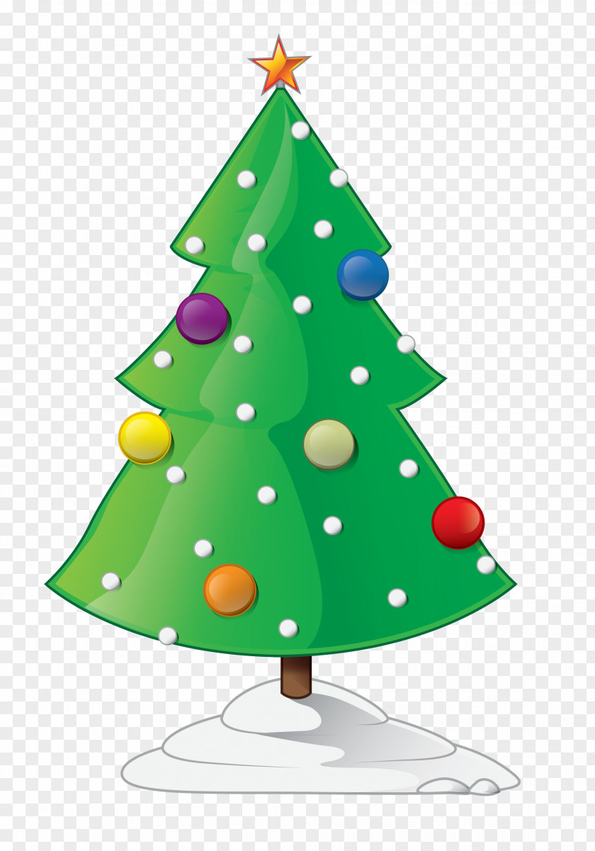 Pictures Of Cartoon Christmas Trees Tree Animation Clip Art PNG