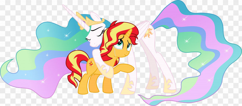 Princess Celestia Angry Sunset Shimmer Clip Art Image My Little Pony: Equestria Girls PNG
