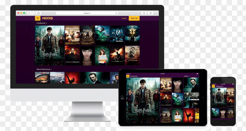 Tv Shows HOOQ Streaming Media Television Video On Demand Handheld Devices PNG