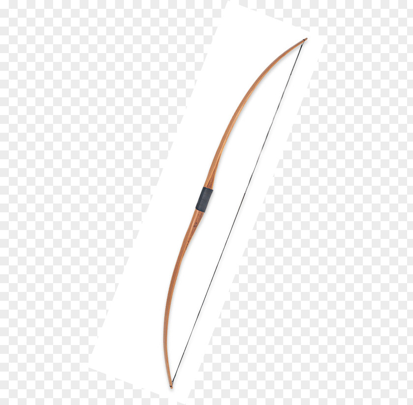 Weapon Longbow Ranged Bow And Arrow Line PNG
