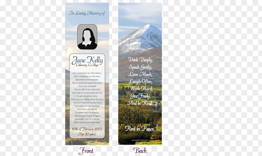 Card Customisable Advertising Bookmark Wood Exactly As You Wish Croagh Patrick PNG