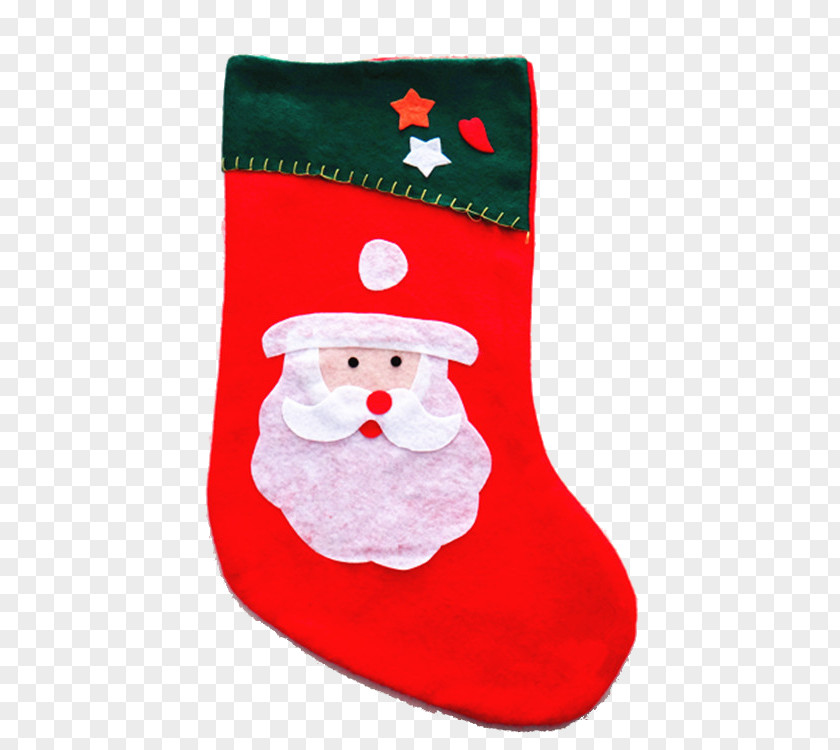Christmas Stocking Santa Claus Decoration Sock Gift PNG