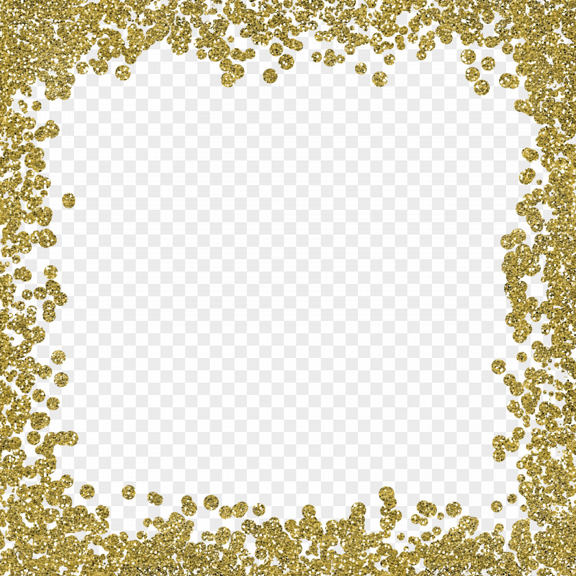 Gold Color Border,frame Wedding Invitation Glitter Clip Art PNG