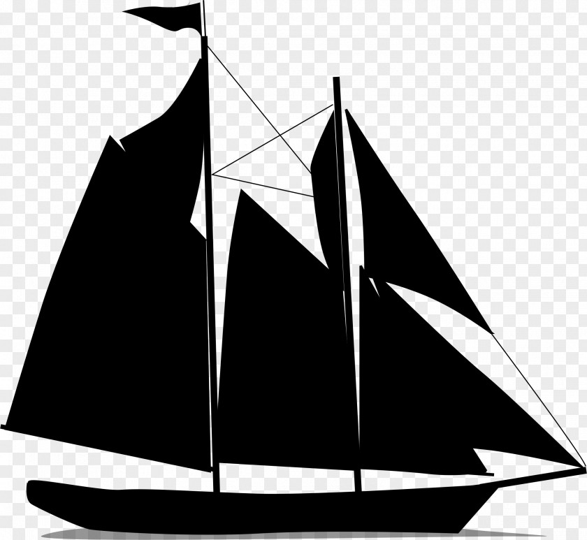 Sail Schooner Brigantine Lugger Caravel PNG