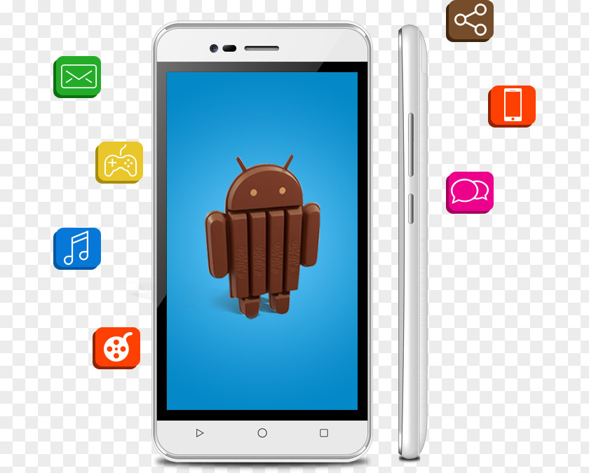Smartphone Feature Phone Android KitKat Handheld Devices PNG