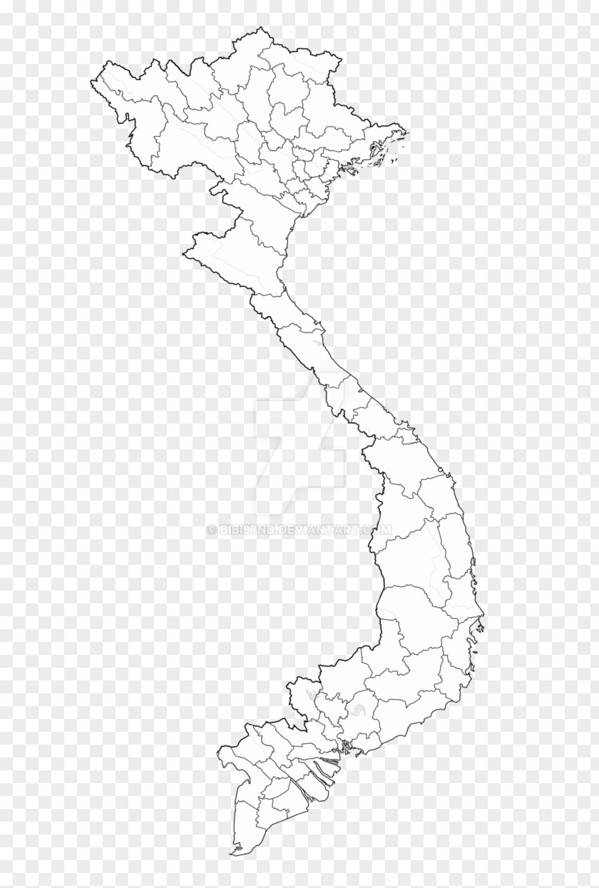 Vietnam Empire Of Map Black And White PNG