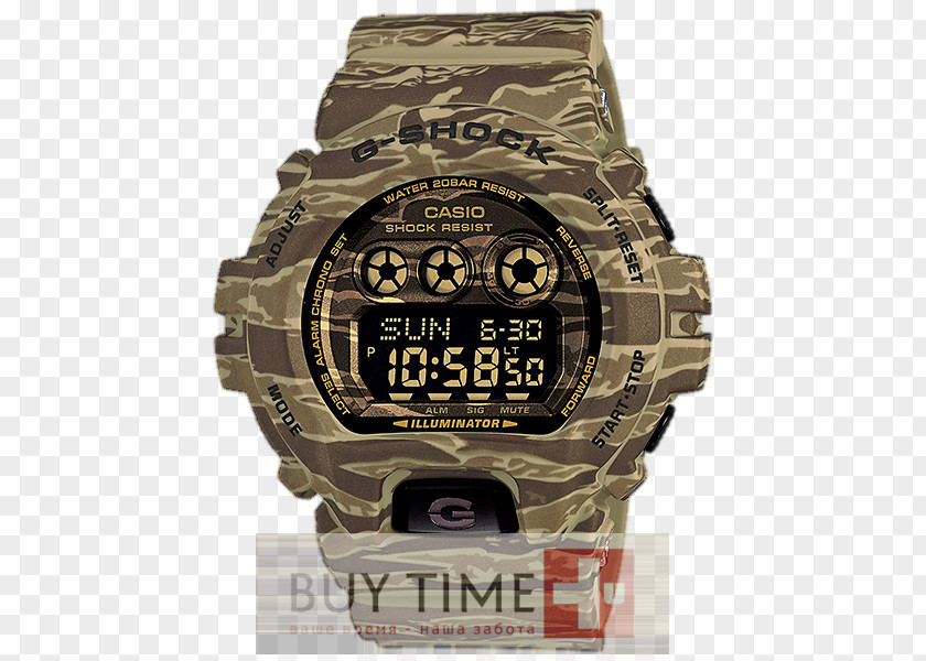 Watch G-Shock Casio Camouflage Chronograph PNG