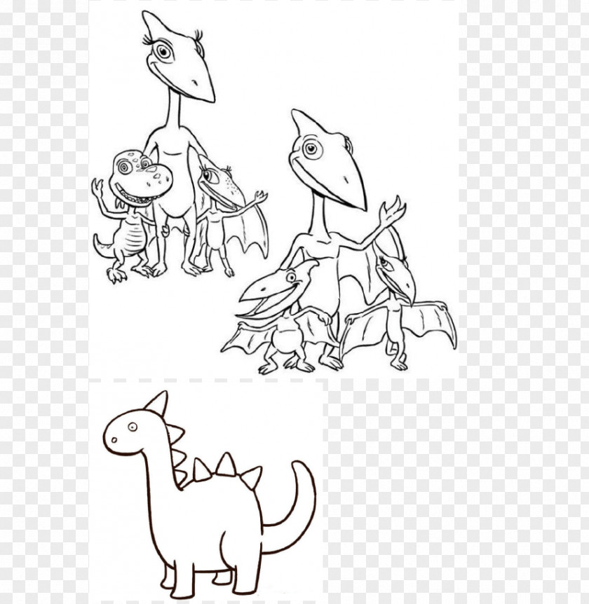 Dino Train Coloring Book Dinosaur Stegosaurus Drawing PNG