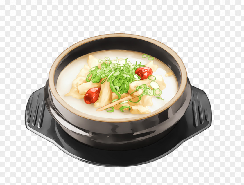 Samgye-tang Soup Seolleongtang 三伏 Food PNG