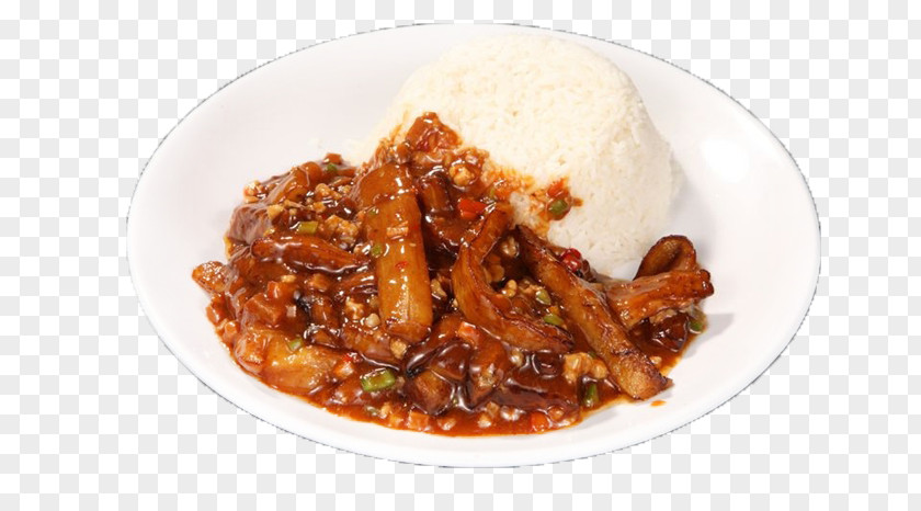Fish-flavored Eggplant With Rice Hayashi Fish Slice Recipe Curry PNG
