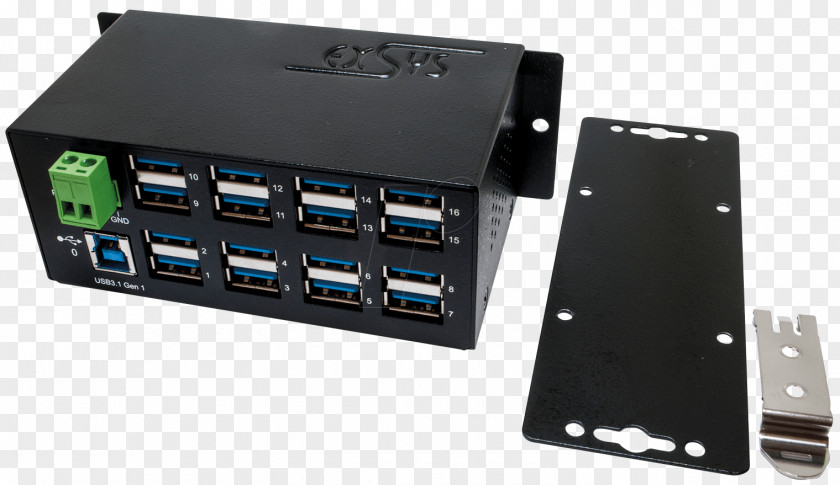 USB Hub Computer Port Electronics Ethernet PNG