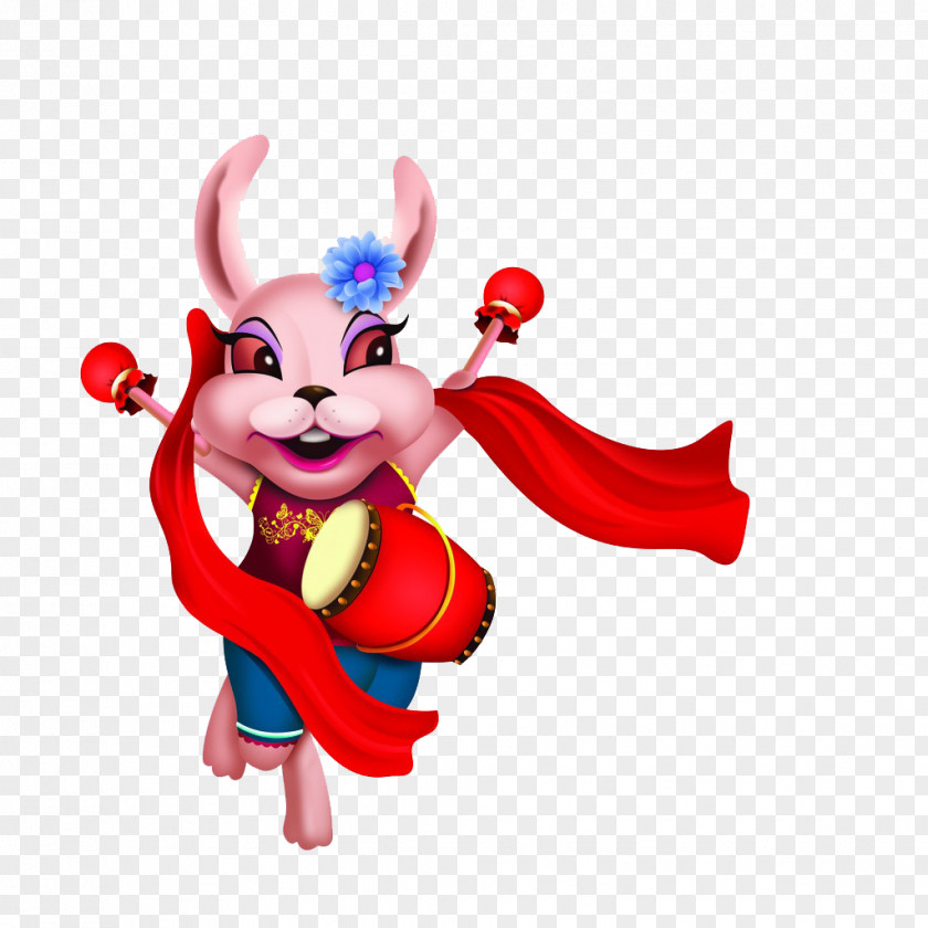 Bunny Jumping Chinese Zodiac Dog Rat Erde-Hund Tai Sui PNG