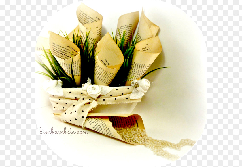 Cerati Paper Marriage Oryza Sativa Floral Design Basket PNG