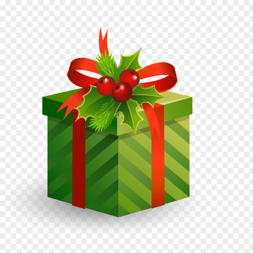 Christmas Gift Vector Decoration PNG