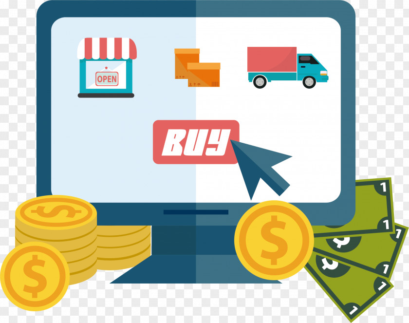 Online Shopping Process Digital Marketing Pay-per-click E-commerce Referral PNG