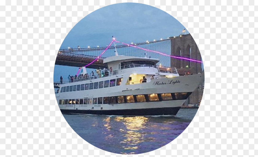 Yacht Harbor Lights Cruise Charter NYPartyCruise PNG
