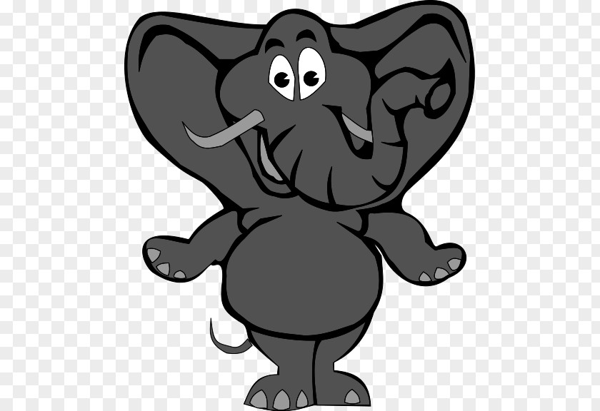 Cartoon Elephant Clip Art PNG