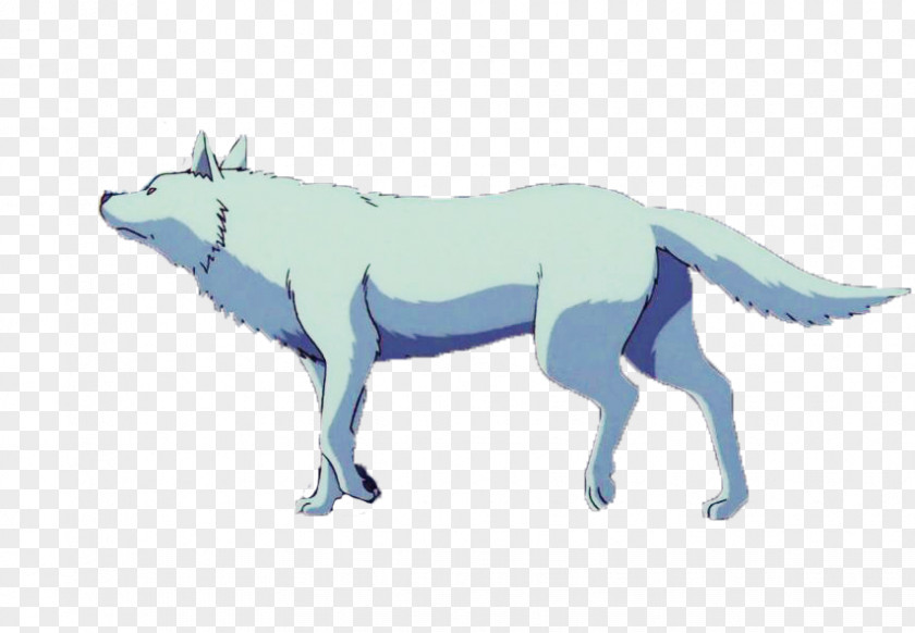 Princess Mononoke Dog Canidae Line Art Wildlife Animal PNG