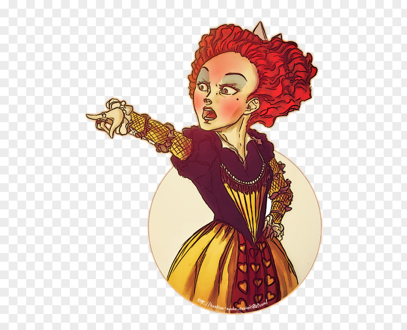 Red Queen Of Hearts Aliciae Per Speculum Transitus Alice's Adventures In Wonderland PNG