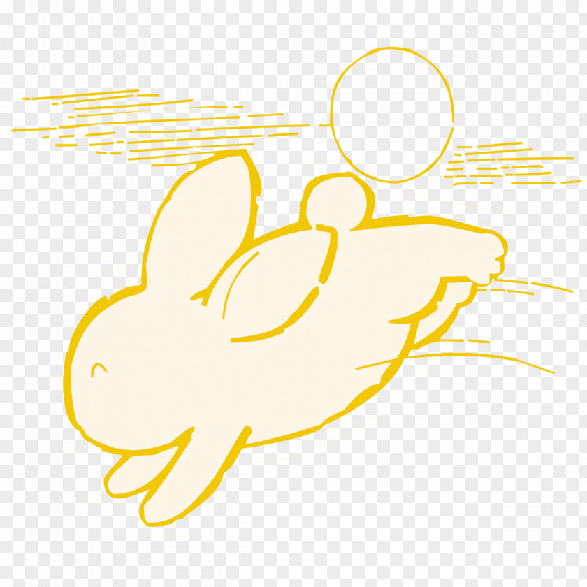 Chang039e Vector Rabbit Cartoon Image Illustration Clip Art PNG