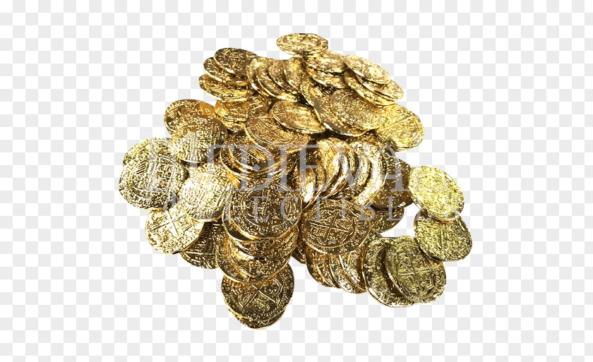 Coin Pirate Coins Piracy Gold Doubloon PNG
