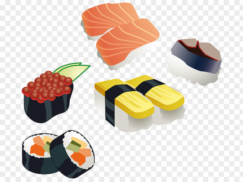 Comida Japonesa Sushi Sashimi Bento Clip Art PNG