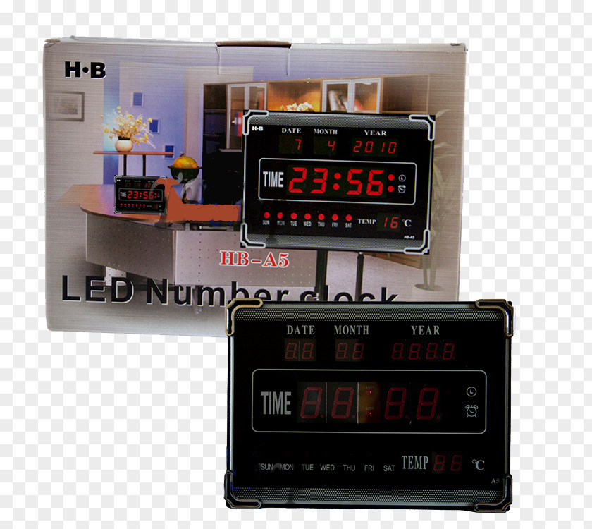 Digital Alarm Clock Table Clocks Furniture PNG