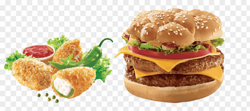 Meat Cheeseburger Hamburger Fast Food Buffalo Burger McDonald's Big Mac PNG